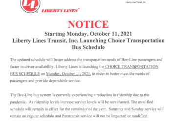 Liberty Bus Schedule - Westchester County