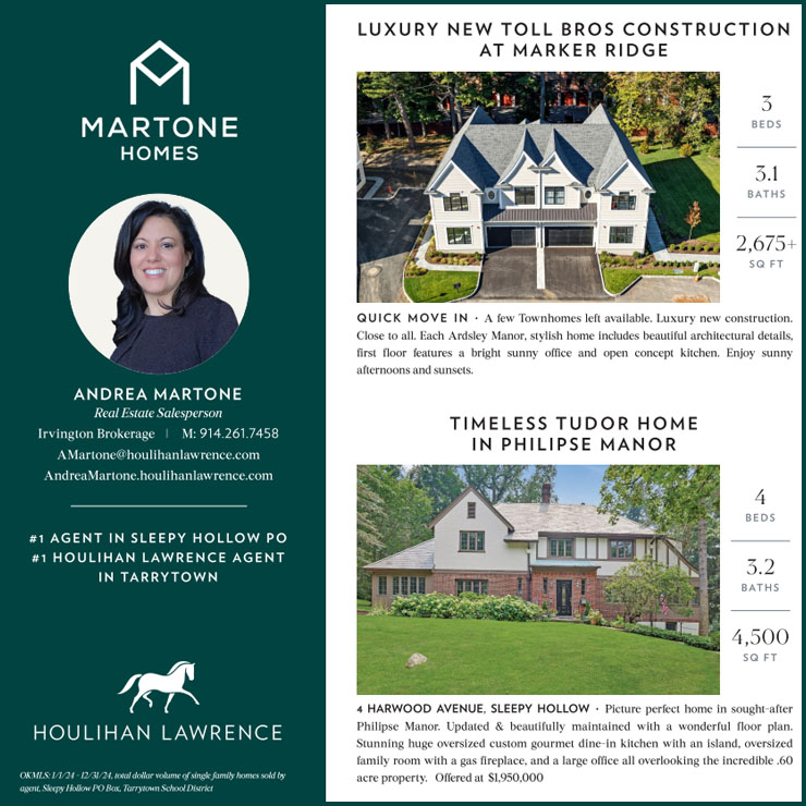 Andrea Martone - rivertowns real estate agent - homes for sale